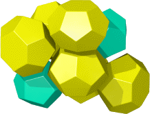  Basic pattern of the Weaire-Phelan foam 
 (c) 2008 by Ruggero Gabbrielli 