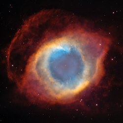  The Helix nebula - NGC7293
 (Hubble Space Telescope) 